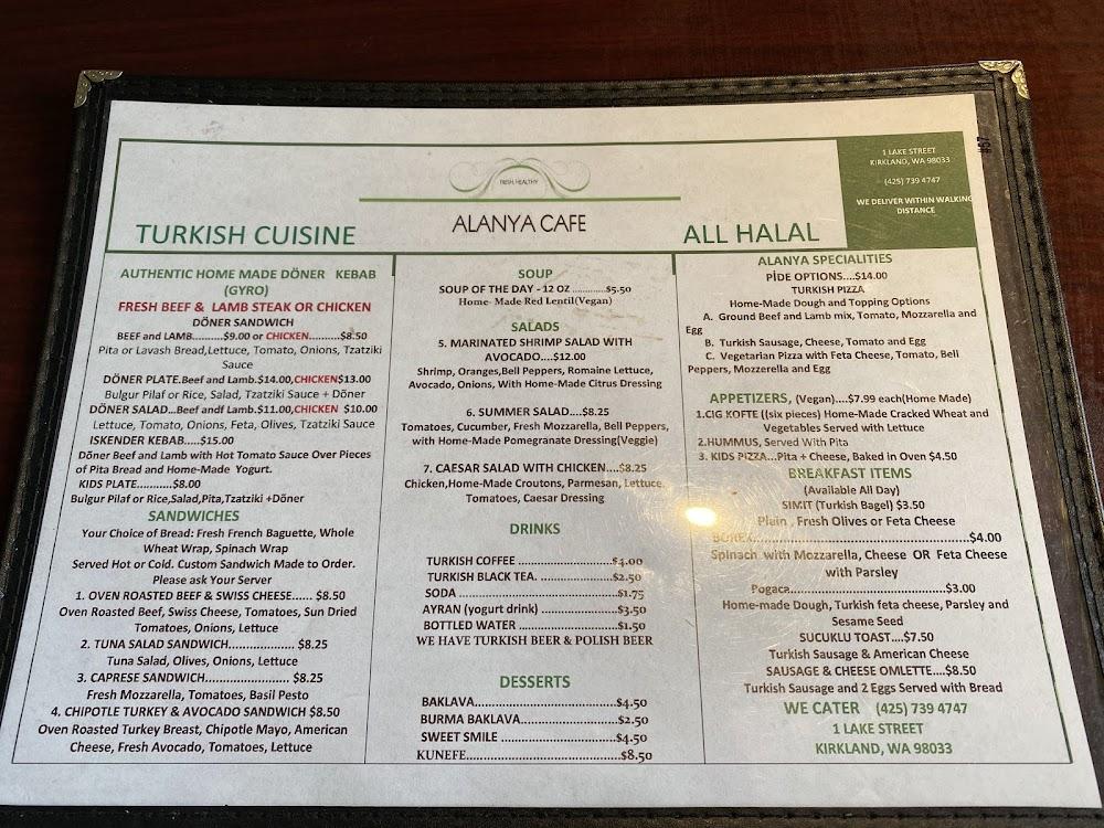 Alanya Doner Menu image 4
